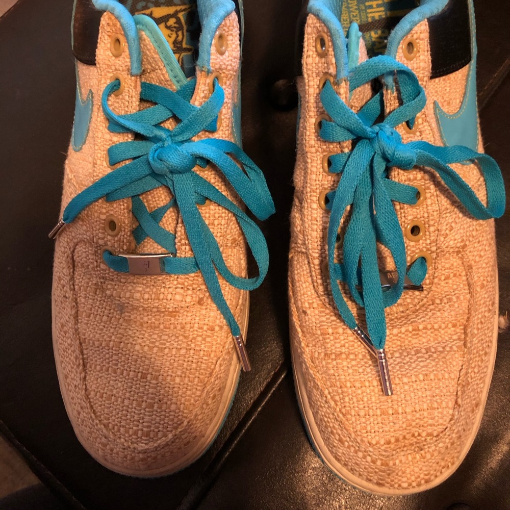 Nike Air Force 1 Thompson Blue Tan Men’s size 10.5